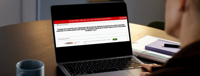 Consulta los listados definitivos e instrucciones de matriculación para Grado Superior del centro FP de Ciempozuelos